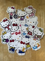 Individual Premium Glossy Vinyl Hello Kitty Sticker Mix’s (36) Free Shipping