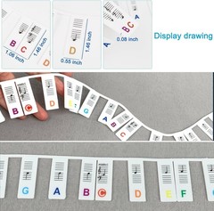 88-Key Colorful Piano Sticker Set for Beginners with Lighted Keys