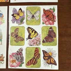 Vintage EUREKA (?) Brand 4 x STICKERS SHEET Vintage 80’s Htf Rare Penguins🐧