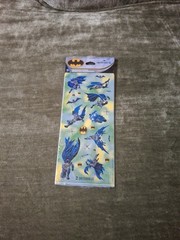 Hallmark Holographic BATMAN Stickers 2 Sheets Sealed NEW