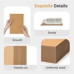 25 Pcs Book Board, Binder Board, Cover Board, Heavy Duty Chipboard for Book B…