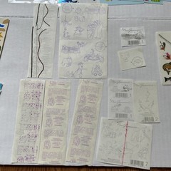 Partial Sticker Sheets & Mods Mrs Grossman, Stickomotomus, Sandylion, Meyer
