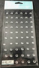Gems Rhinestones Clear Silver Circle Bling Gem Jolee’s Stickers Crafts Scrapbook