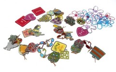 Bulk Lot #46 Scrapbook Embellishment Craft Chipboard Wood Metal Charms 700+ pcs