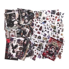 Auguro Dark Aesthetic Gothic Stickers 400 PreCut Washi Stickers 20 Scrapbook …