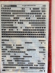 Six Letraset INSTANT LETTERING Transfer Letters Avant Garde Gothic Bold 24pt 1