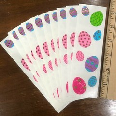10 Mrs Grossmans Gilded Eggs Stickers Spring Dyed Happy Easter Ukranian Russian