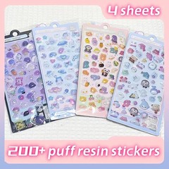 3D Puffy Stickers, Kawaii Decorative Stickers for Phone Case, Notebook, Scrapboo