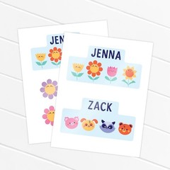 Waterproof and Repositionable Sticker Paper, 8.5″ x 11″, 10 Sheets, White
