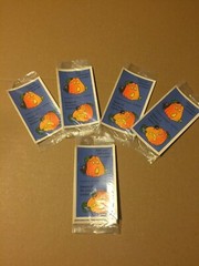 Vintage Halloween 5 CT (10 stickers) 1985 Hallmark Scratch’N Sniff NOS Sealed!