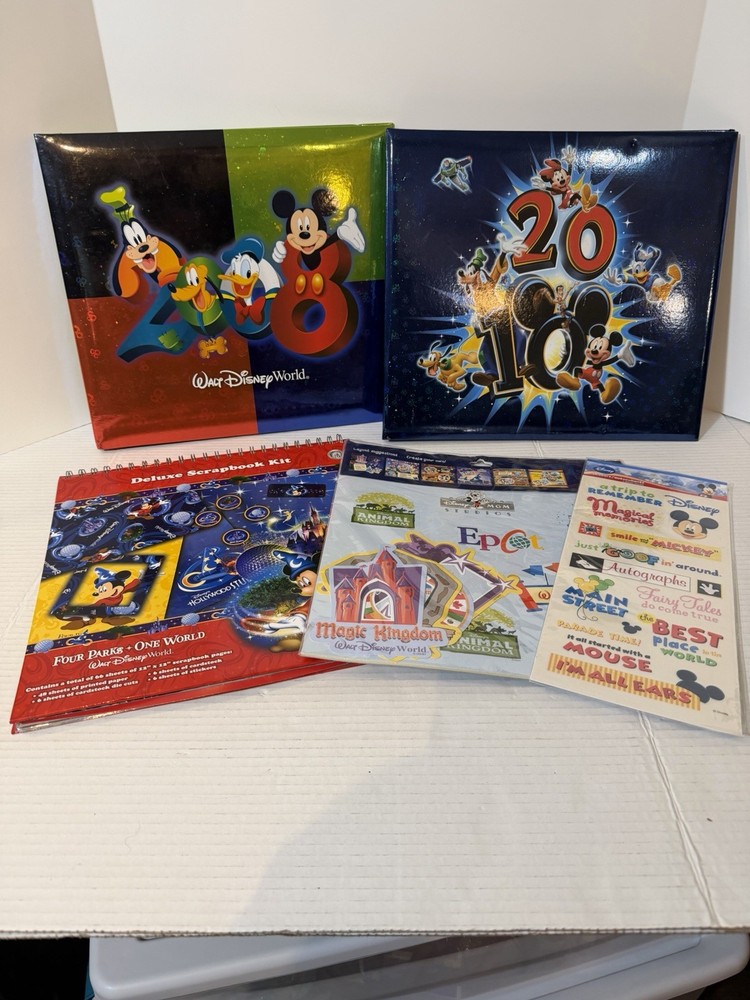 Disney Scrapbooking Lot. Albums, Paper And Stickers