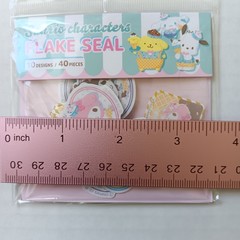 Sanrio Flake Seal Stickers 10 Designs / 40 Pieces 2022