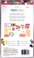 Shimelle REASONS TO SMILE TAGS & POCKETS (18pc) scrapbooking CARDMAKING JOURNALS