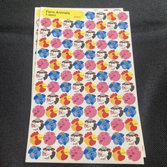Vintage Trend Farm Animals 2 Sheets T-46023 Goat Cow Chicken Pig Rooster