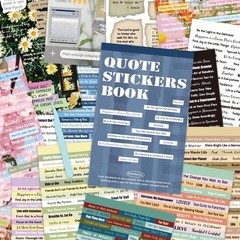 2346PCS Quote Stickers,48 Sheets Scrapbook Supplies Kit Word Stickers for Jou…