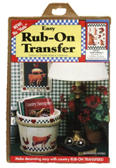 WANG’S Easy Rub-On Transfer Farm Animals CR106 NEW