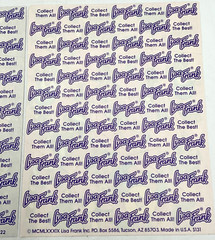 2 Sheets Lisa Frank Stickers 1989 Space Rockets Christmas Snowman Train Toys