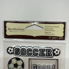 Soccer Balls Goal Offense Defense Assist All Star Field Recollections Stickers