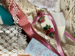 Junk Journal Craft Supplies Most Vintage Photos Trim Ribbon Ephemera Button Plus