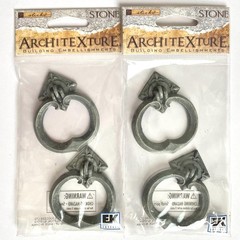 Sticko Architecture Stickers 95 pk Mini Stone Metal Embellishment Lot Dollhouse