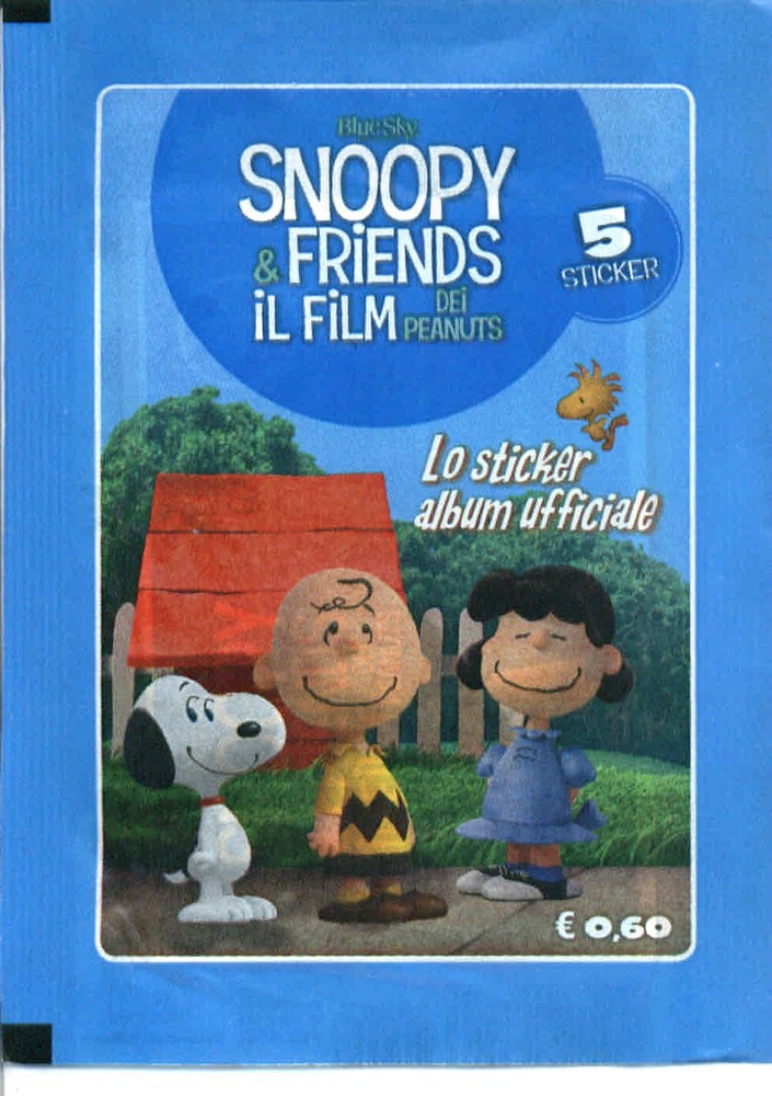 2015 Blue Sky Snoopy & Friends IL FILM Sticker Pack (5 per pack)