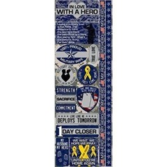 Reminisce Signature Series Cardstock Combo Stickers, 4.25 by 12-Inch, Military W