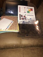 Creative Memories File Mate filled with Assorted Sheets And Templates