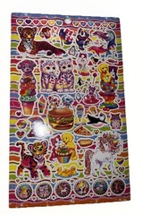 Lisa Frank Sticker Book 5 Sticker Sheets 600 Stickers Bendon Aged 3+ NEW 2019