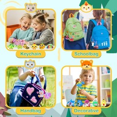 50 PCS Keychains Bulk Cute Key Chain for Classroom Prizes Rewards Students In…