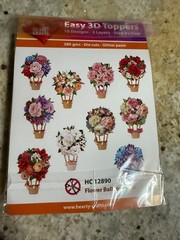 NIP Hearty Crafts Easy 3D Toppers – Your Choice of Titles