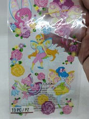GLITTER FAIRY STICKERS BY STICKO – RETIRED SCRAPBOOKING STICKER