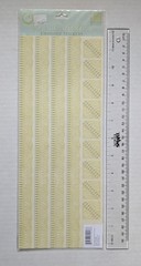 Brenda Walton Flora Bella Borders & Corners Embossed Stickers By K&Company