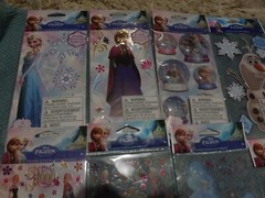 HUGE NEW LOT of 11 DISNEY FROZEN theme OLAF ELSA ANA scrapbooking stickers