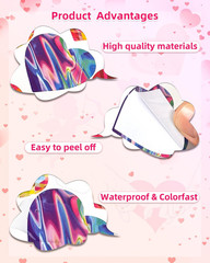 32 Sheets Heart Stickers, 384 Pcs Valentines Day Stickers for Kids, Holiday Stic