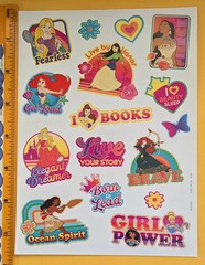 Disney Princess Sticker Sheet.