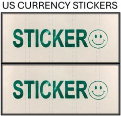 $1 One Dollar 1928 Legal Tender Note (US CURRENCY STICKERS)