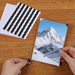 Photo Corner Stickers 2040 Pieces Self Adhesive PVC for Scrapbooking Albums