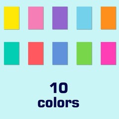 Colored Labels Stickers 3″ x 2″, Moving Labels for Boxes, 10 Colors, Large Ad…