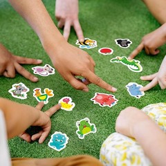 1300+ Stickers for Kids, 8 Sheets Cute Animal Stickers Bulk for Classroom Crafts