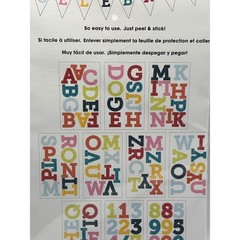 Me & My Big Ideas mambiSTICKS Alphabet Number Stickers 10 Sheets Multicolor NEW
