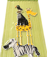 My Wildlife 3D Embellishment Jungle Animal Zebra Elephant Giraffe Gorilla Safari