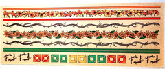 Vintage Provo Craft Sunflowers Vine Clear Stickers Scrapbook Junk Journal NOS
