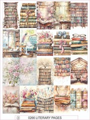 LITERARY PAGES – COMPLETE SHEET OF 20 STICKERS