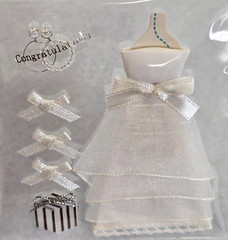 Jolee’s Boutique Wedding Bridal Stickers Cake Bride Groom Rings Cake 3 packages
