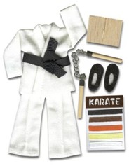 Jolees Karate Class Martial Arts Blk Brown Orange Yellow Belt Scrapbook Stickers