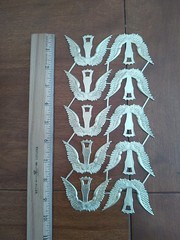 German Dresden Foil Foil Angel Wings Victorian Crafts