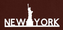 New York City Die Cut – Title Die Cut, 2.5″ x 6″ – Any Color
