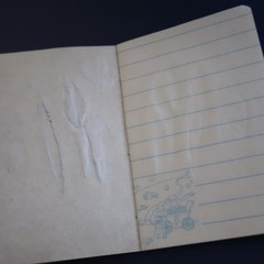 Vtg 80s Mini Notebook School Pocketbook Memo Paper Stationery- Patty Jimmy Twins