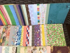 C..LOT OF SCRAPBOOK PAPER~4.5×6.5~160 Shts.~Mixed Themes & Brands~NEW