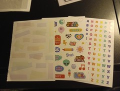 3X STICKERS FOR SCRAPBOOKING/JOURNALS 20×14.5 CM (ST526)